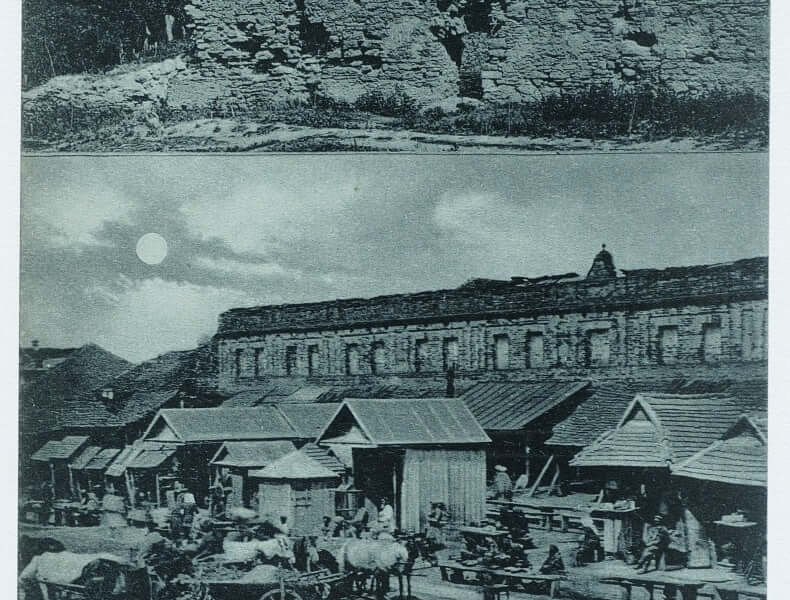 Г. Бар Подольской губернии. Руины замка. Фотография М. Грейма, 1908 г.